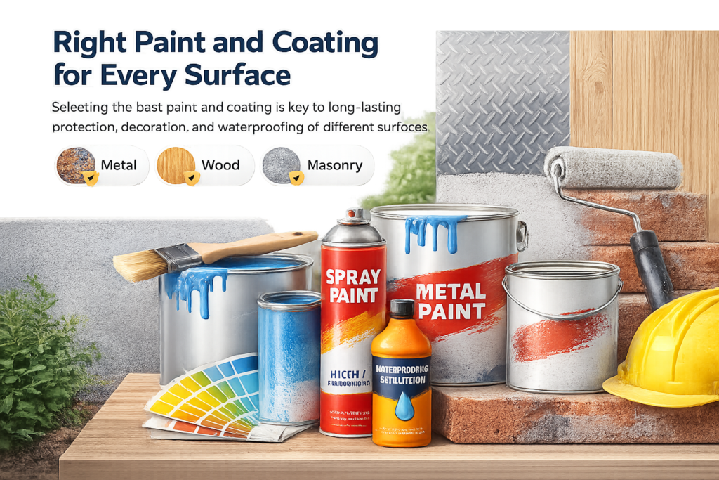 Right Paint and Coating for Every Surface