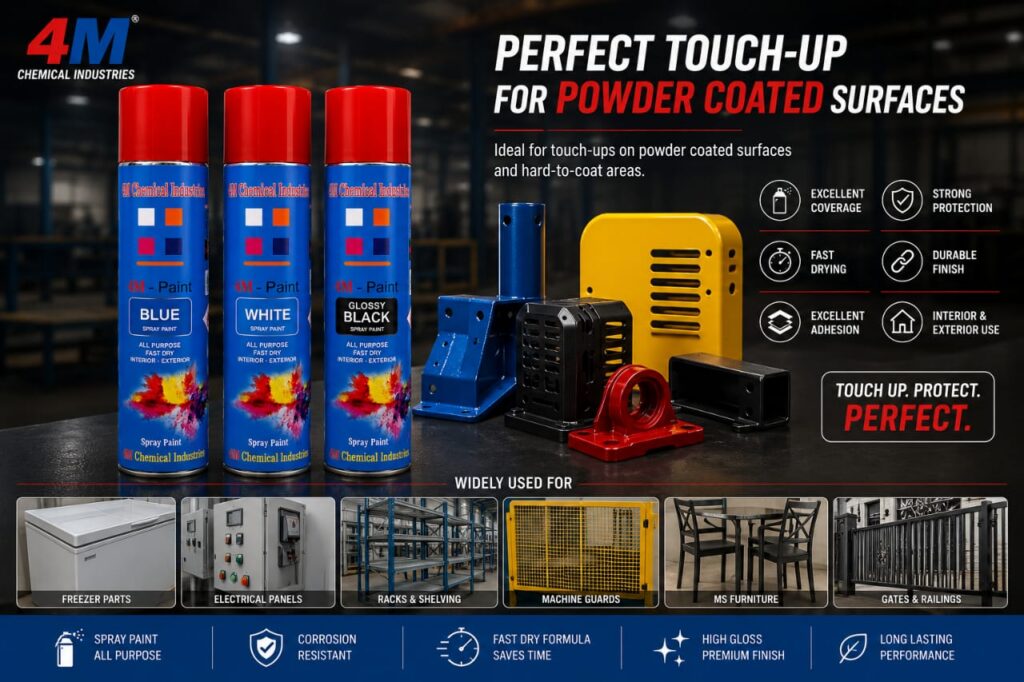 Aerosol cans - Fast-drying acrylic touchup spray paint for metal, wood, plastic & more